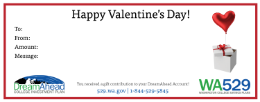 DreamAhead Valentines Day Certificate